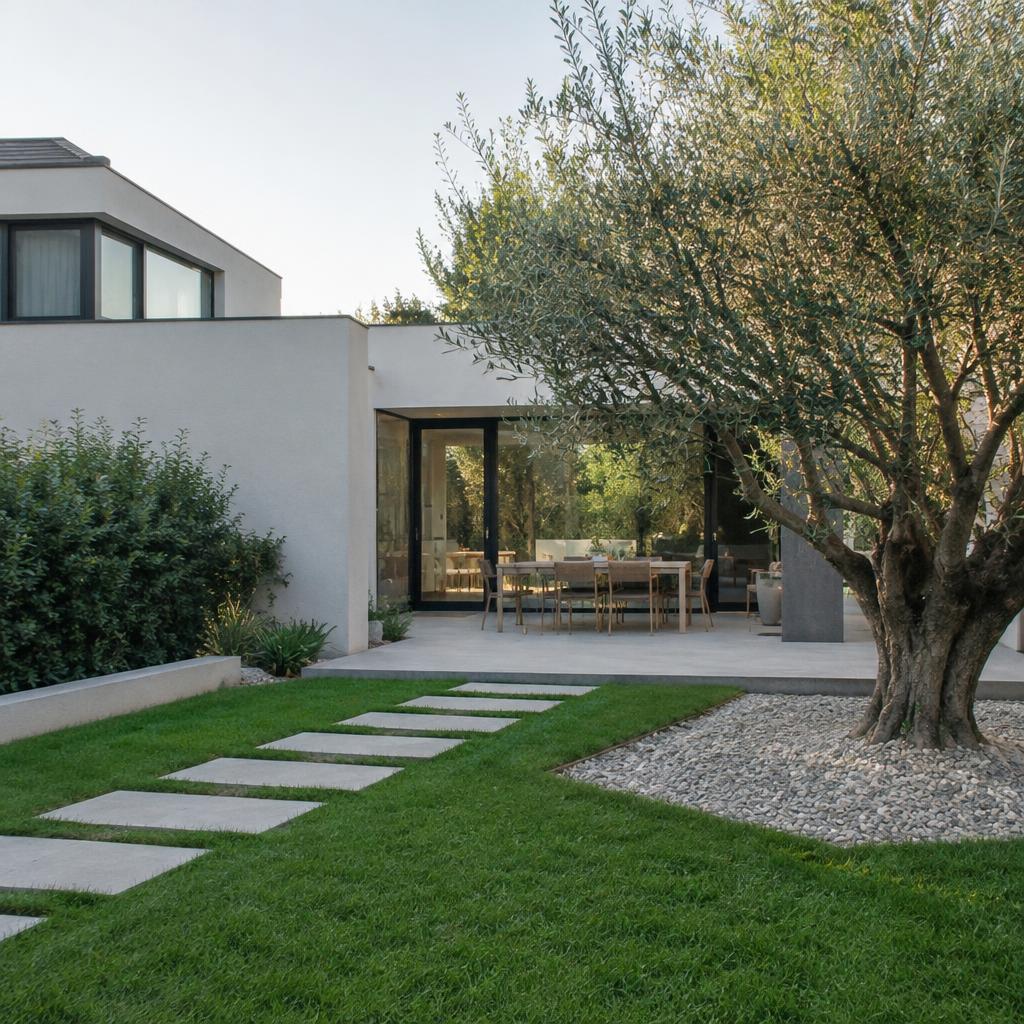 Minimal lawn & stepping pads