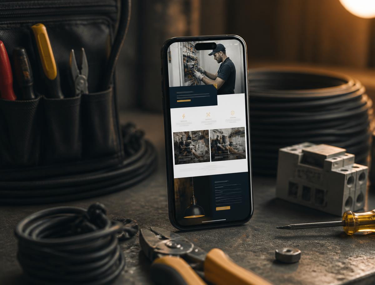 Summit Electrical SA website concept